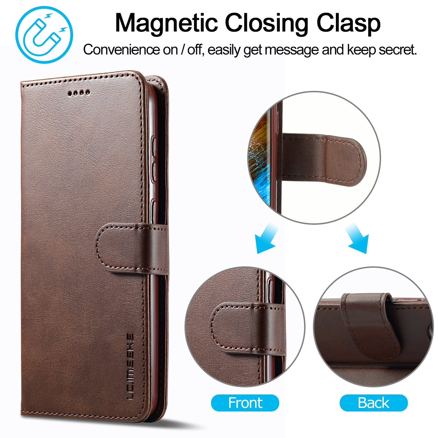 For Samsung Galaxy S24 5G Calf Texture Leather Case – Elegant & Durable Protection
