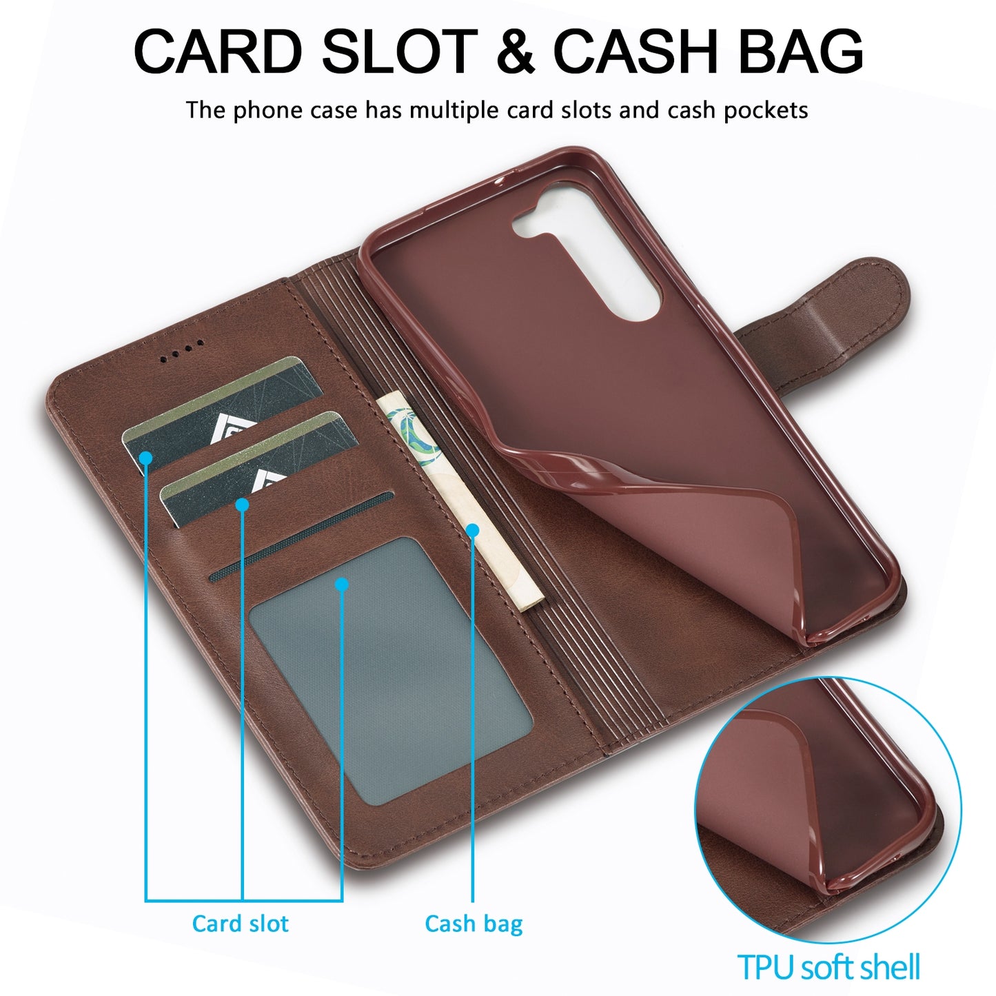 For Samsung Galaxy S24 5G Calf Texture Leather Case – Elegant & Durable Protection