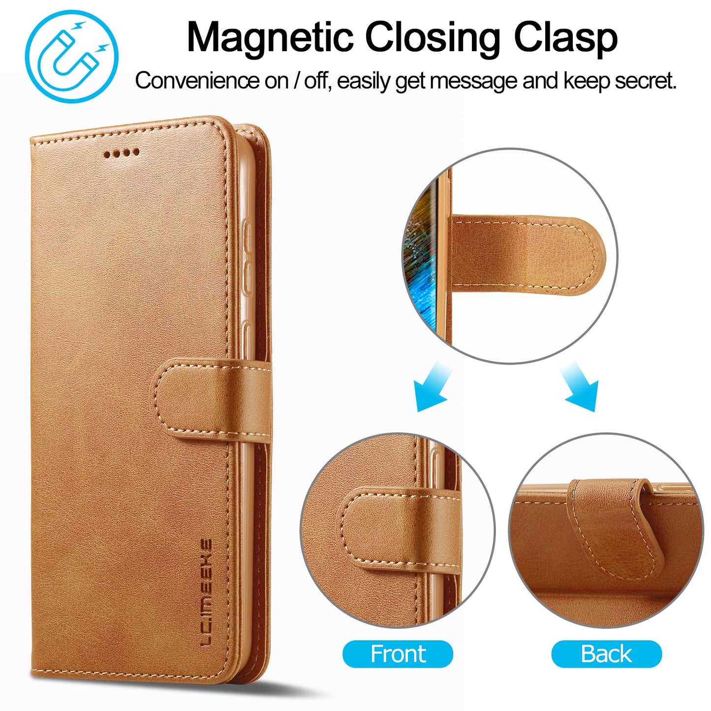 Samsung Galaxy S24+ 5G Calf Texture Leather Case - Elegant & Durable Protection