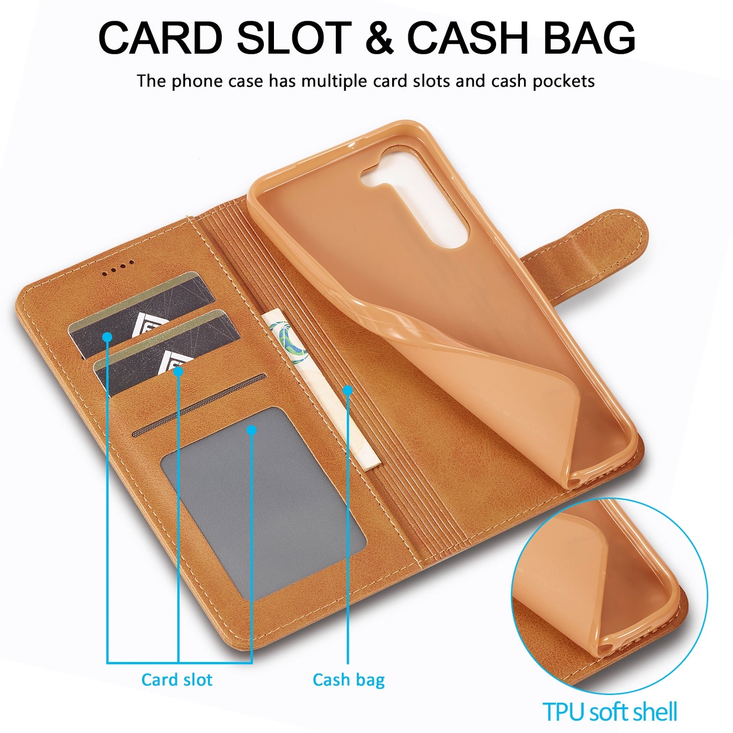 Samsung Galaxy S24+ 5G Calf Texture Leather Case - Elegant & Durable Protection