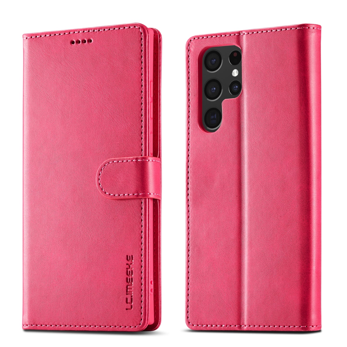 Samsung Galaxy S24 Ultra 5G Calf Texture Leather Case - Elegant & Durable Protection