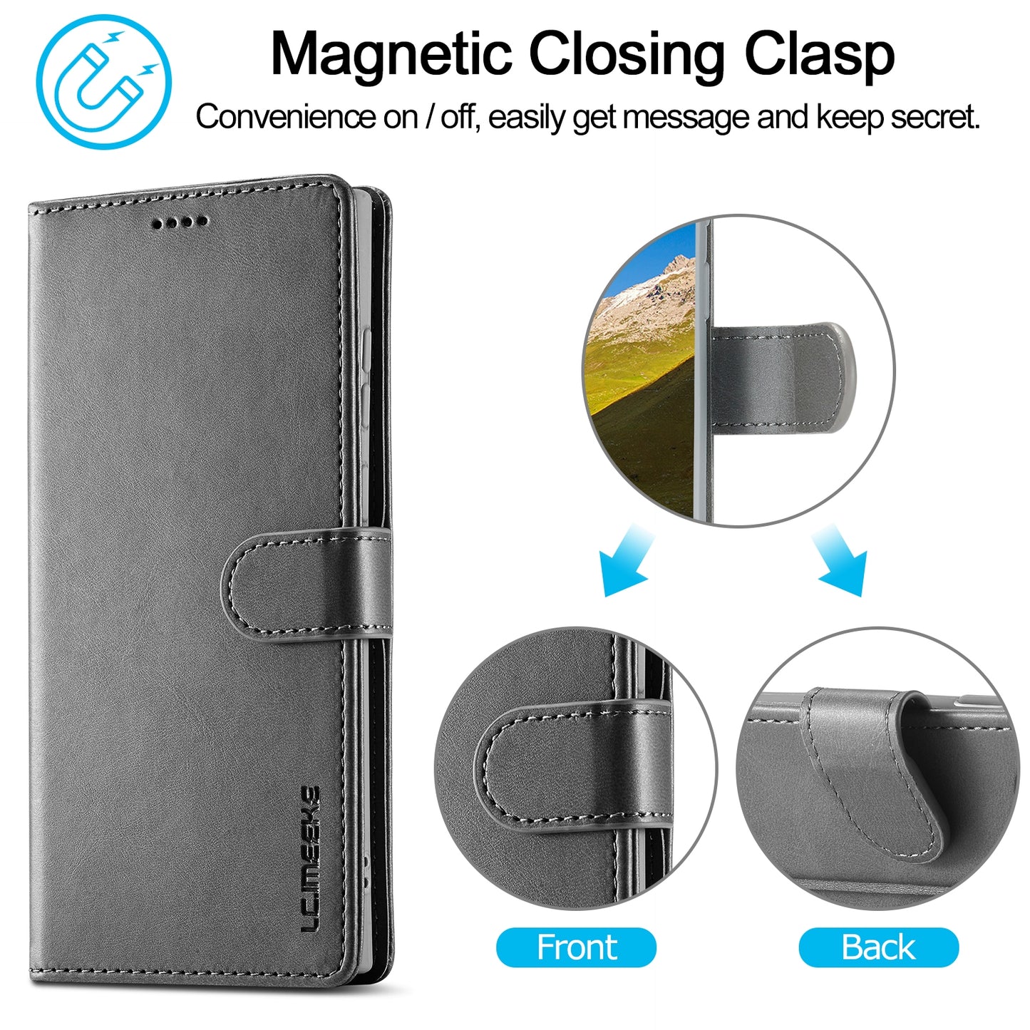 Samsung Galaxy S24 Ultra 5G Calf Texture Leather Case - Elegant & Durable Protection