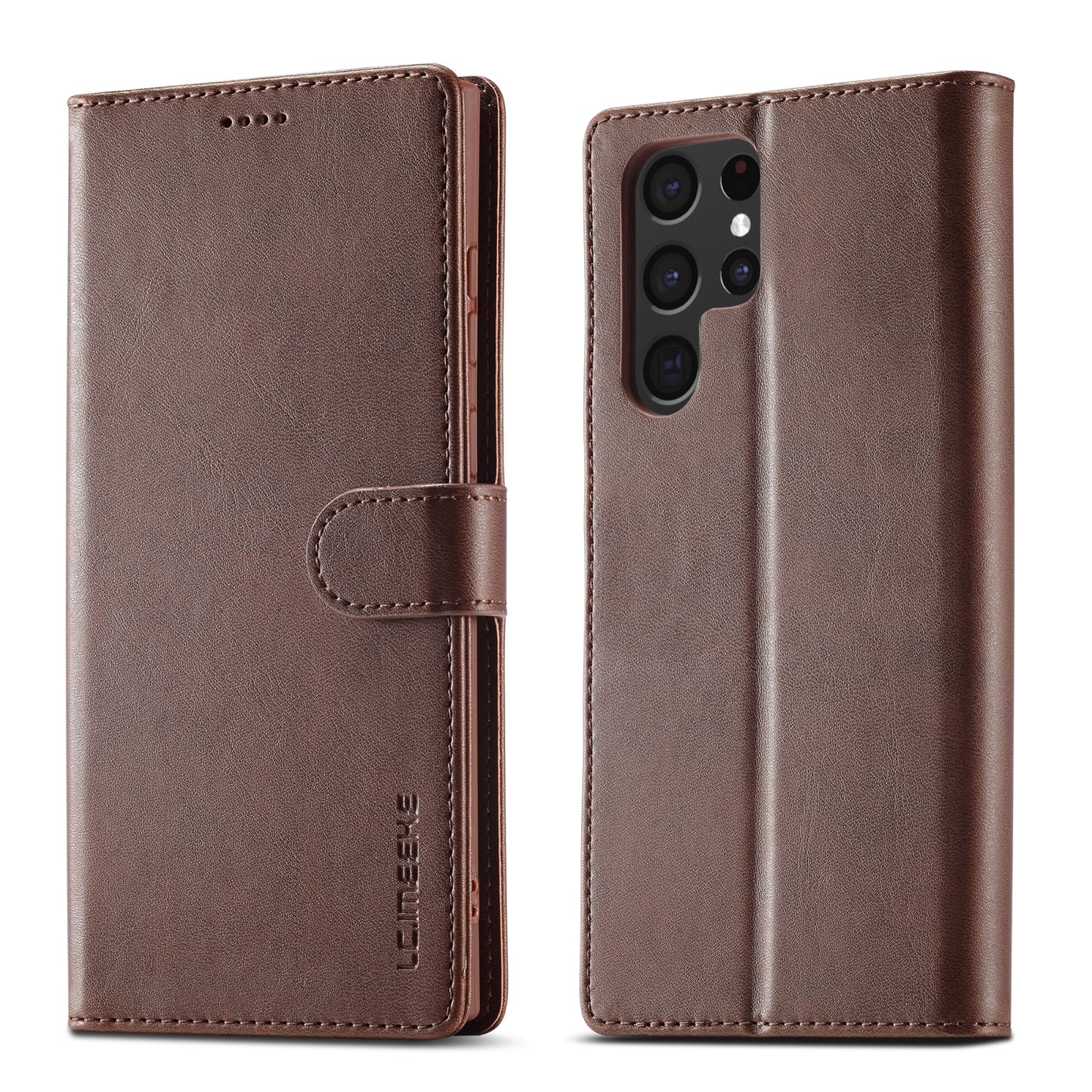 Samsung Galaxy S24 Ultra 5G Calf Texture Leather Case - Elegant & Durable Protection