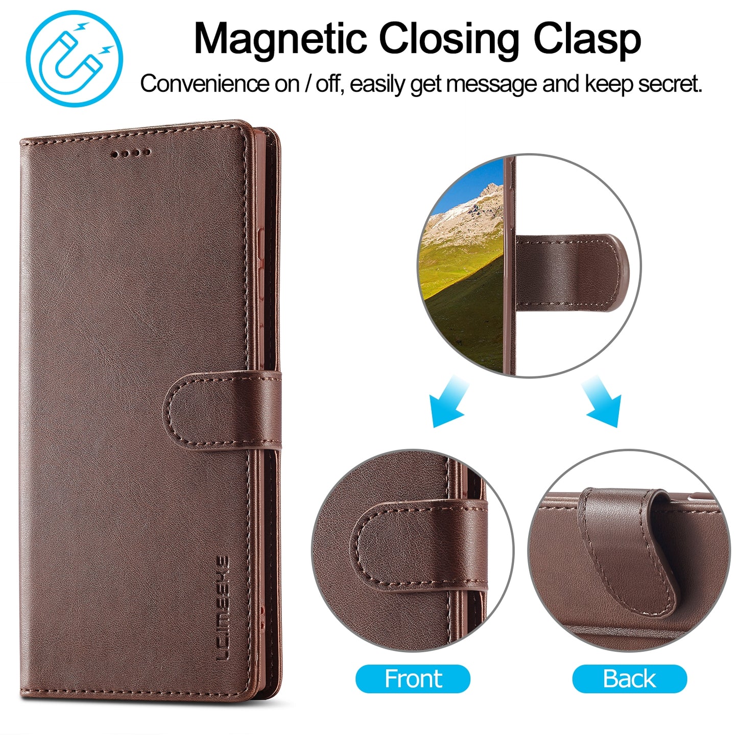 Samsung Galaxy S24 Ultra 5G Calf Texture Leather Case - Elegant & Durable Protection