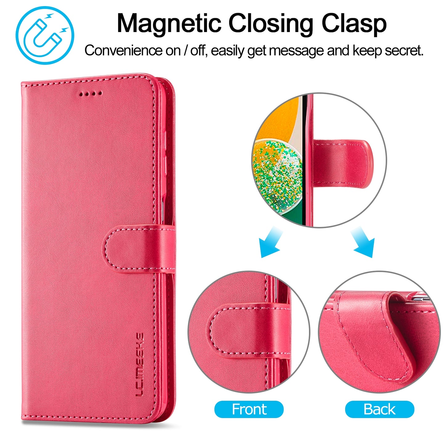 For Samsung Galaxy A15 5G Calf Texture Leather Case – Elegant & Durable Protection