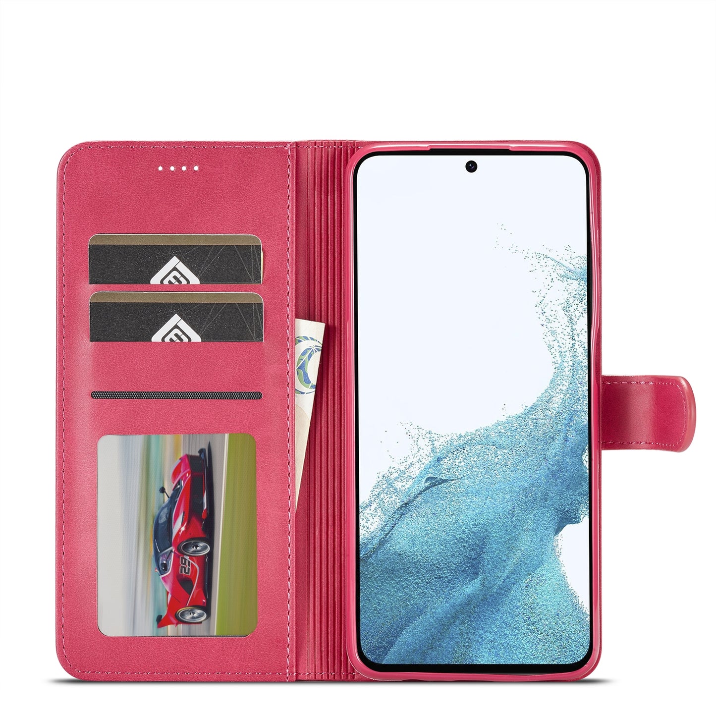 For Samsung Galaxy A35 5G Calf Texture Leather Case – Elegant & Durable Protection