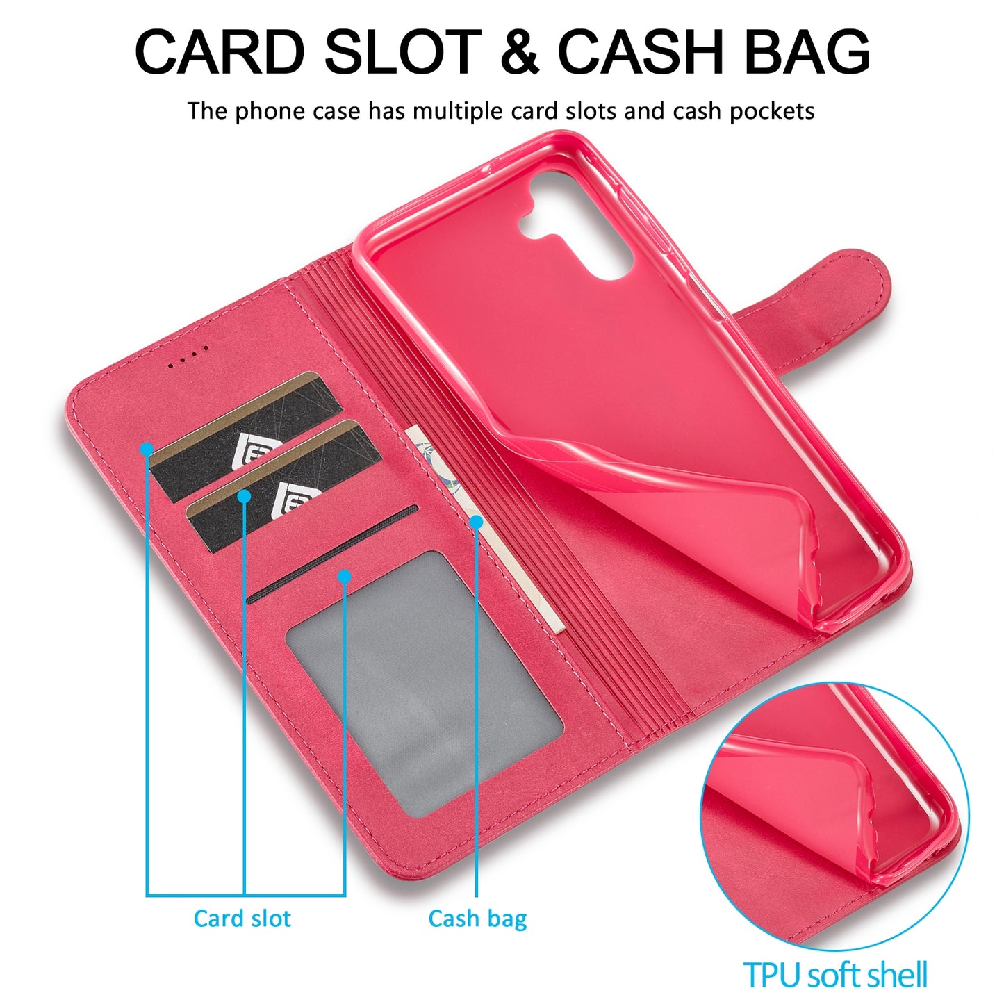 For Samsung Galaxy A35 5G Calf Texture Leather Case – Elegant & Durable Protection