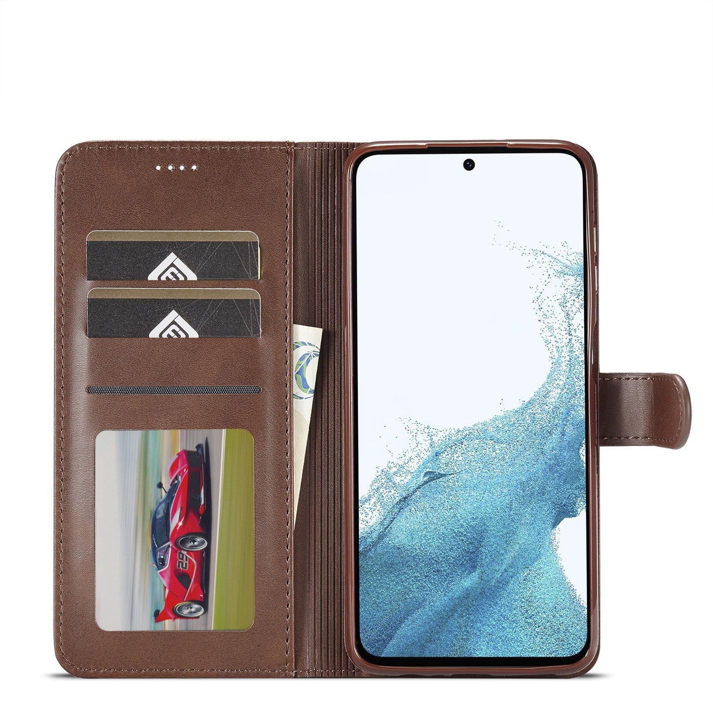 For Samsung Galaxy A35 5G Calf Texture Leather Case – Elegant & Durable Protection