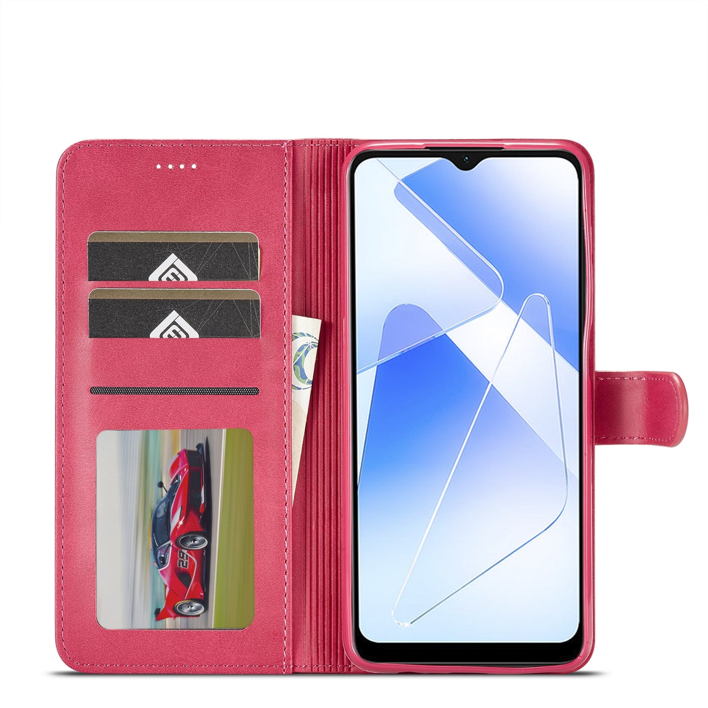 For Samsung Galaxy A55 5G Calf Texture Leather Case – Elegant & Durable Protection