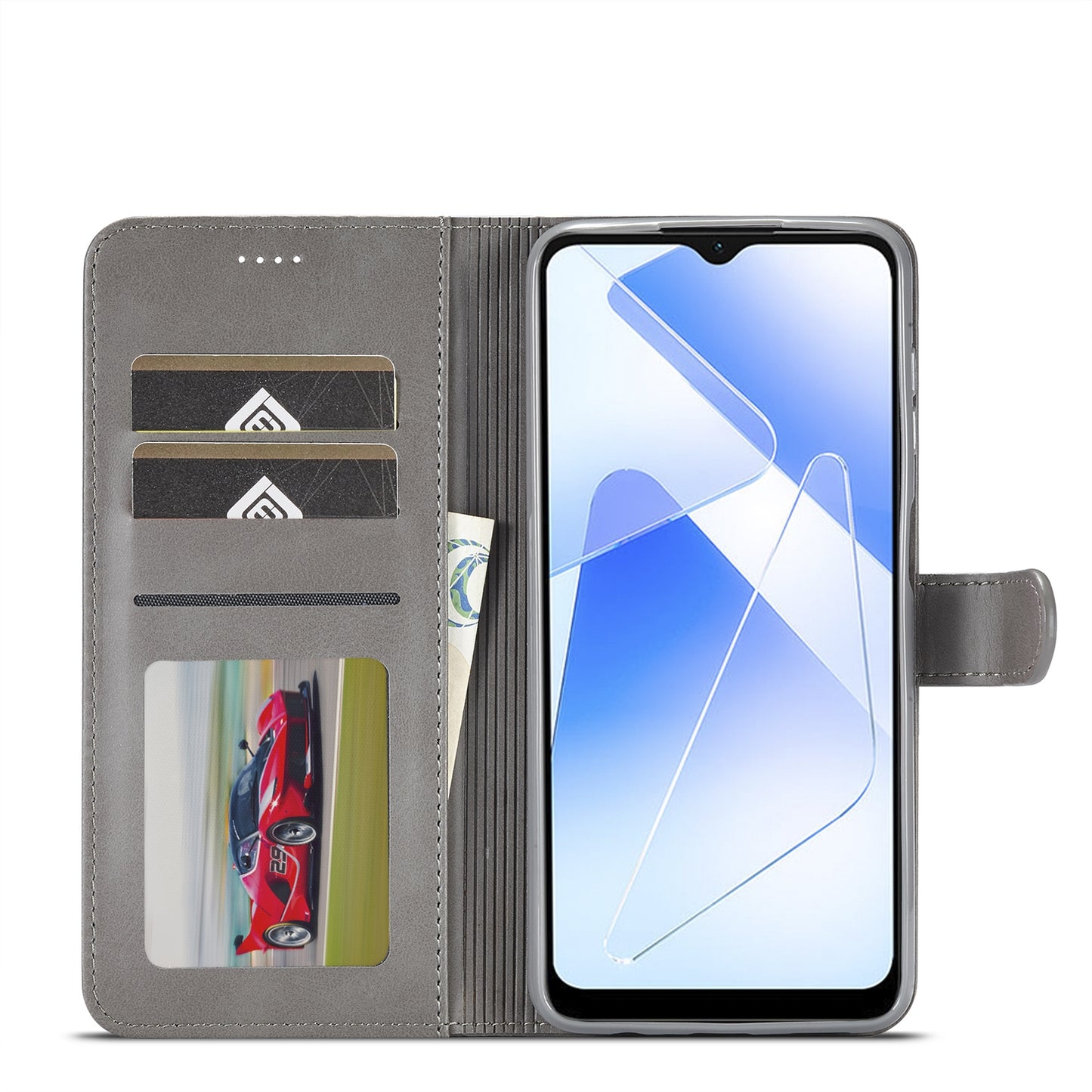 For Samsung Galaxy A55 5G Calf Texture Leather Case – Elegant & Durable Protection