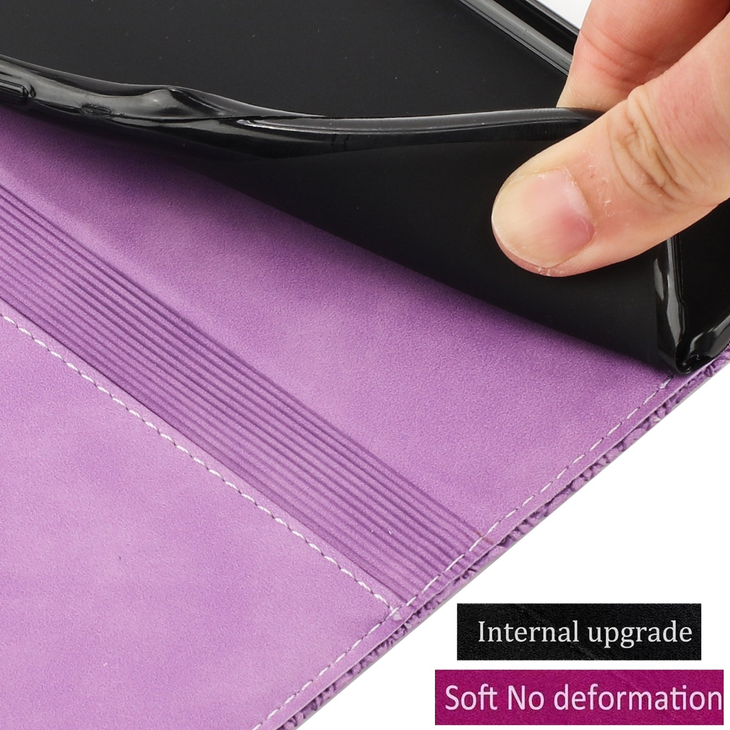 For iPhone 15 Pro Max Ethnic Embossed Adsorption Leather Phone Case
