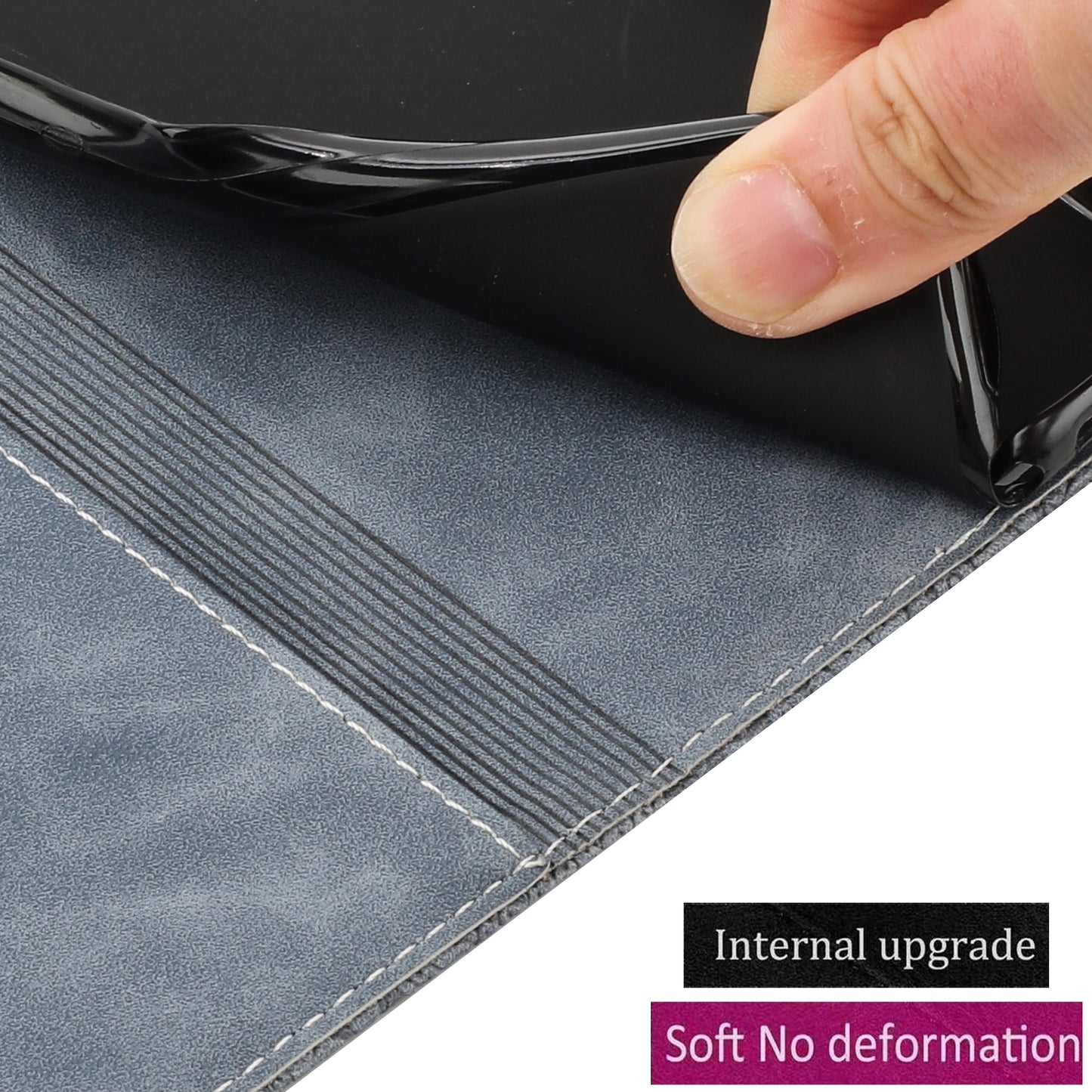 For iPhone 15 Pro Max Ethnic Embossed Adsorption Leather Phone Case