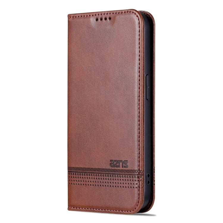iPhone 15 Pro Max Leather Wallet Case with Card Holder & Magnetic Closure