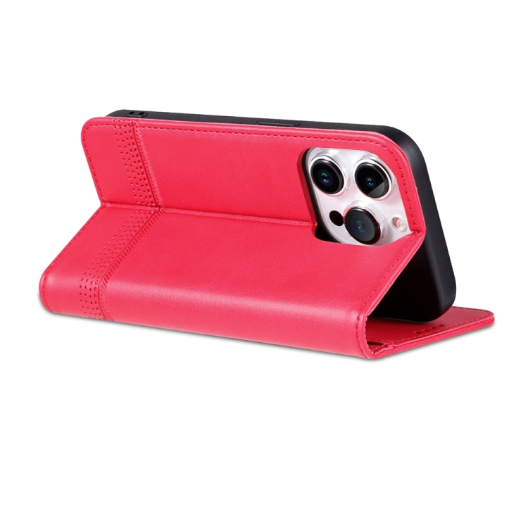 iPhone 15 Pro Max Leather Wallet Case with Card Holder & Magnetic Closure