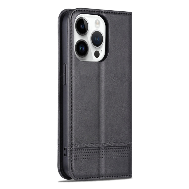 iPhone 15 Pro Max Leather Wallet Case with Card Holder & Magnetic Closure