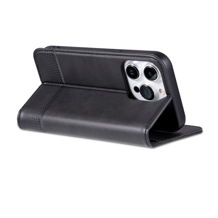 iPhone 15 Pro Max Leather Wallet Case with Card Holder & Magnetic Closure