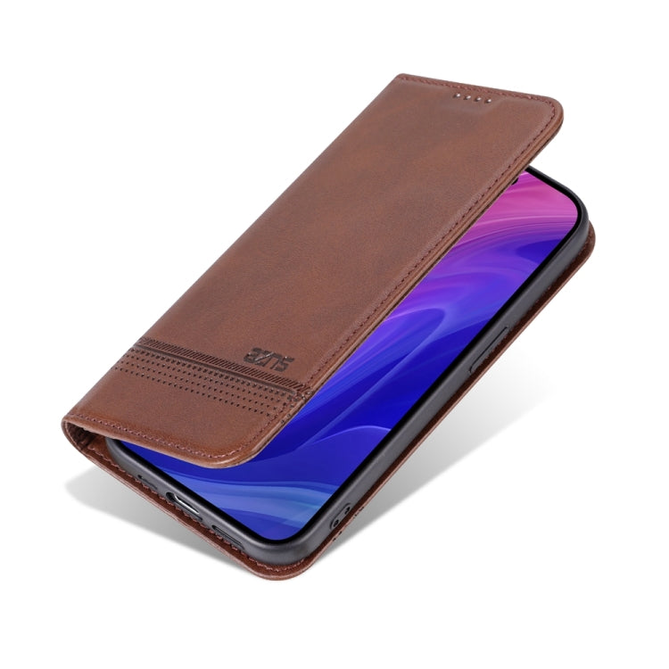 iPhone 15 Pro Leather Wallet Case with Card Holder & Magnetic Closure