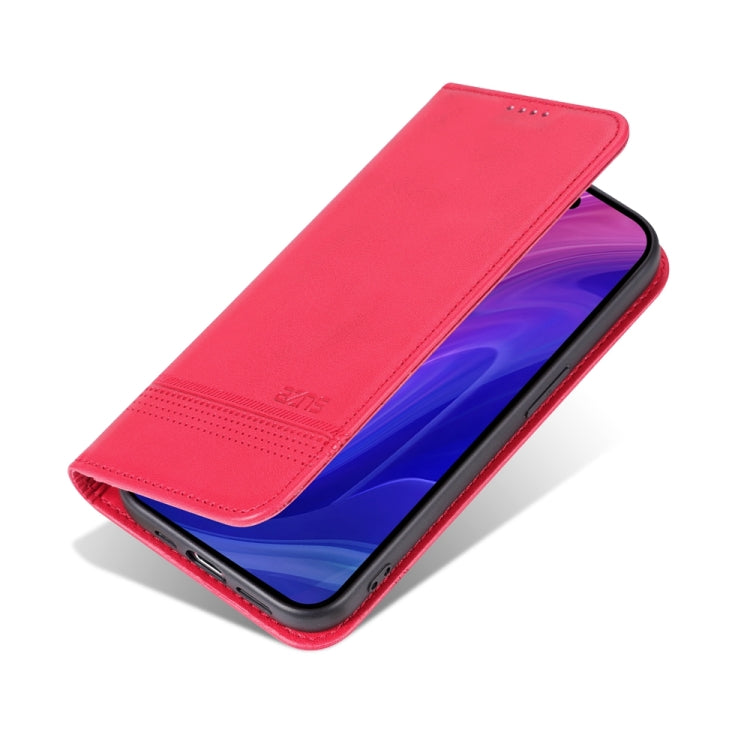 iPhone 15 Pro Leather Wallet Case with Card Holder & Magnetic Closure