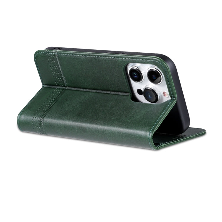iPhone 15 Pro Leather Wallet Case with Card Holder & Magnetic Closure