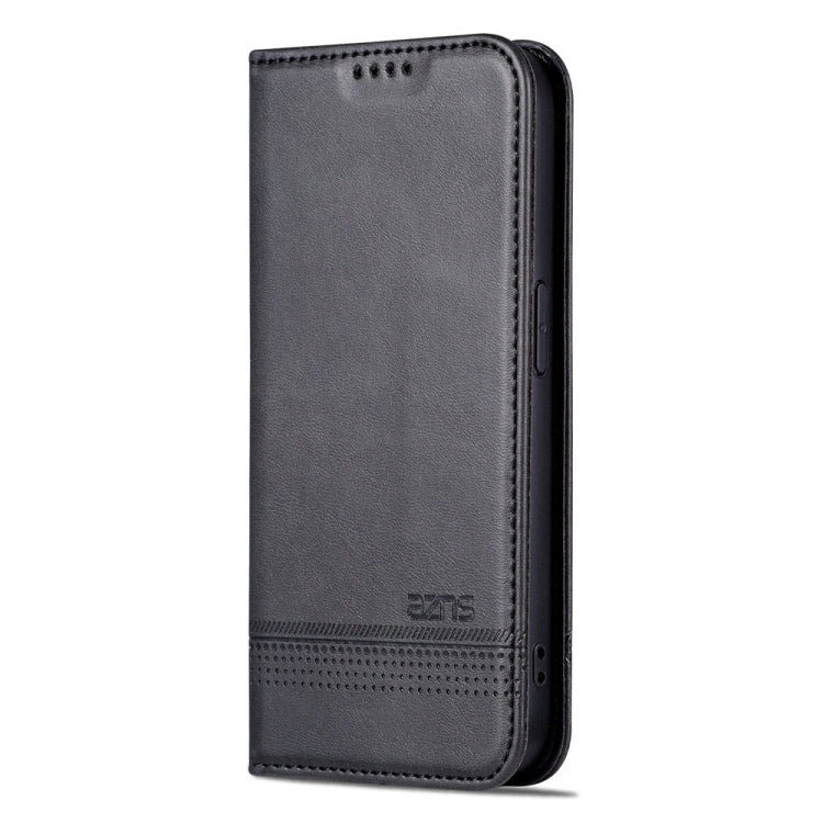iPhone 15 Pro Leather Wallet Case with Card Holder & Magnetic Closure