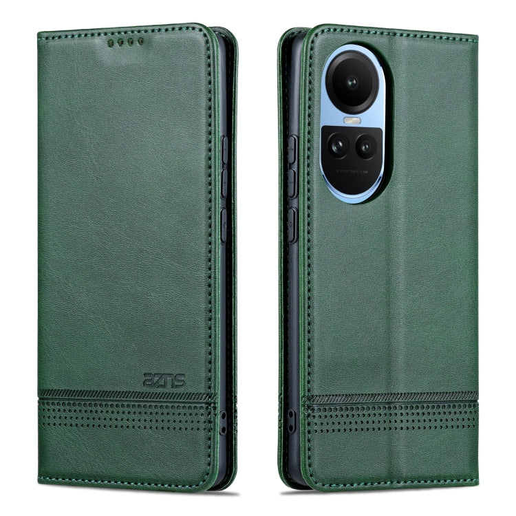 OPPO Reno10 Global Leather Wallet Case with Card Holder & Magnetic Closure