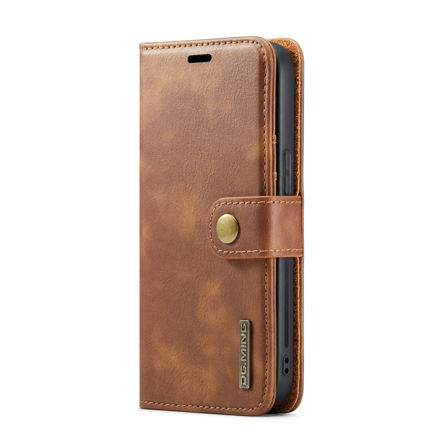 For iPhone 15 Plus Leather Wallet Case - Detachable & Magnetic - Card Slots