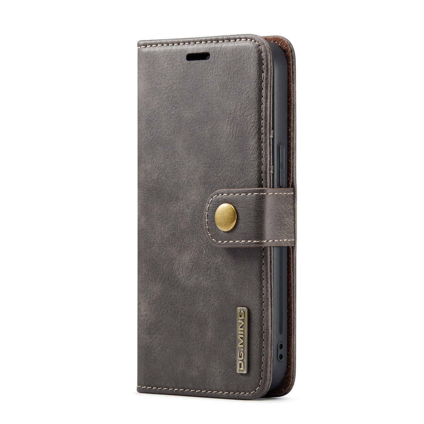 For iPhone 15 Pro Leather Wallet Case - Detachable & Magnetic - Card Slots