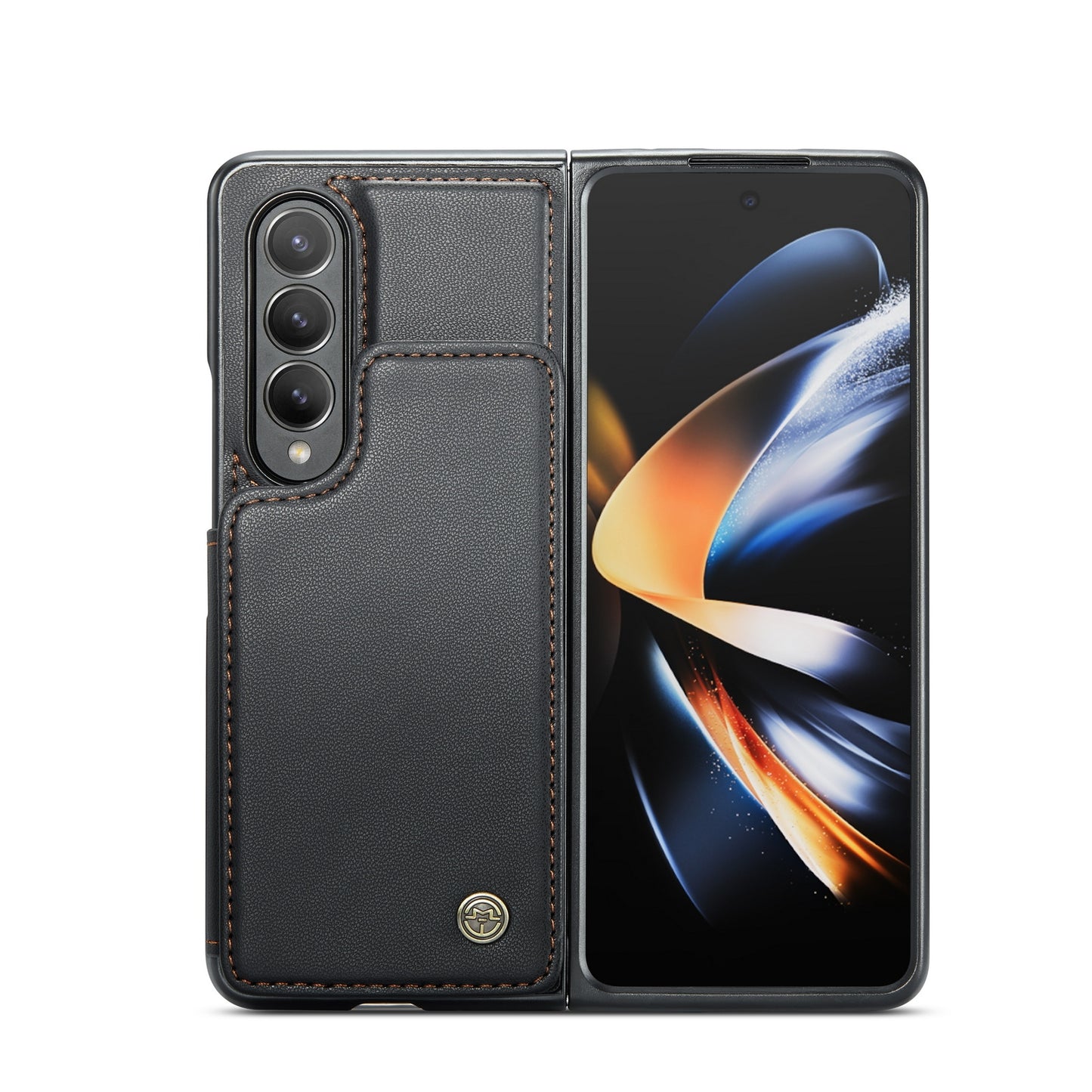 For Samsung Galaxy Z Fold4 CaseMe C22 Card Slots Holder RFID Anti-theft Phone Case