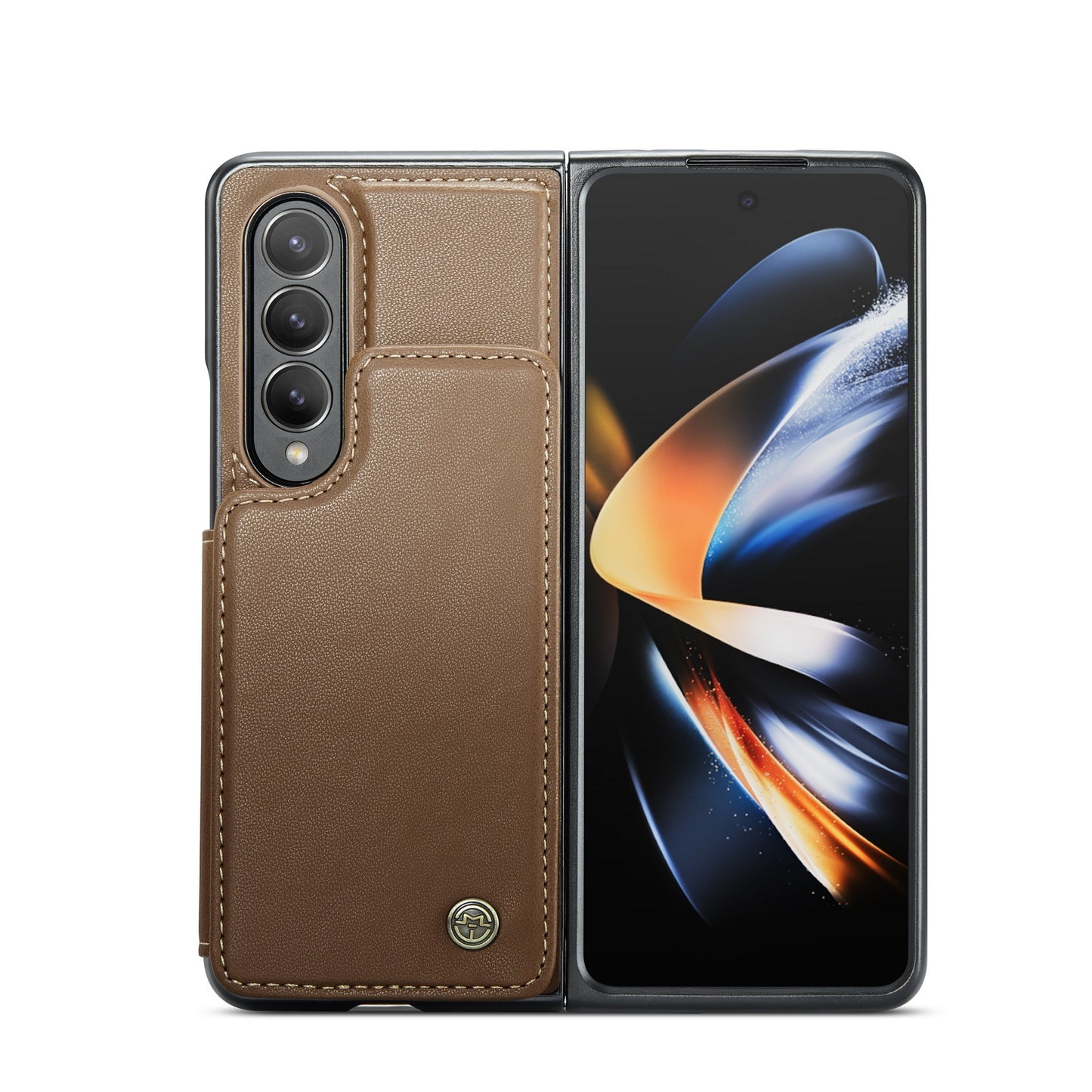 For Samsung Galaxy Z Fold4 CaseMe C22 Card Slots Holder RFID Anti-theft Phone Case