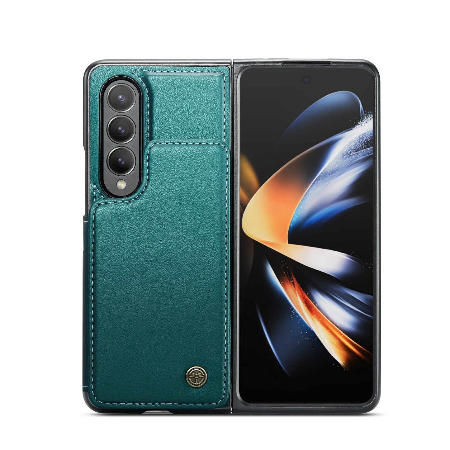 For Samsung Galaxy Z Fold4 CaseMe C22 Card Slots Holder RFID Anti-theft Phone Case