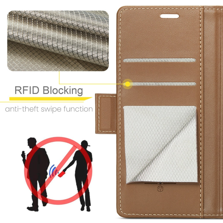 For Huawei Mate 60 Pro/Pro+ RFID Leather Case - Litchi Texture with Butterfly Buckle, Wallet & Stand