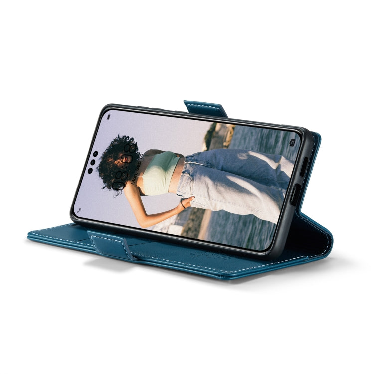 For Huawei Mate 60 Pro/Pro+ RFID Leather Case - Litchi Texture with Butterfly Buckle, Wallet & Stand