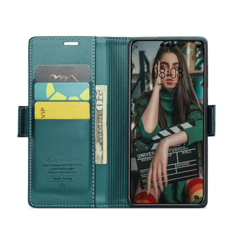 For Huawei Mate 60 Pro/Pro+ RFID Leather Case - Litchi Texture with Butterfly Buckle, Wallet & Stand