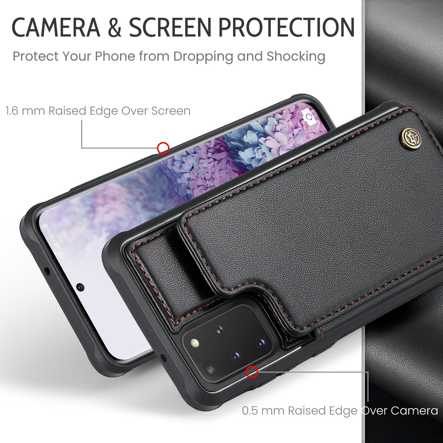 Samsung Galaxy S20+ Card Slots Holder RFID Anti-theft Phone Case
