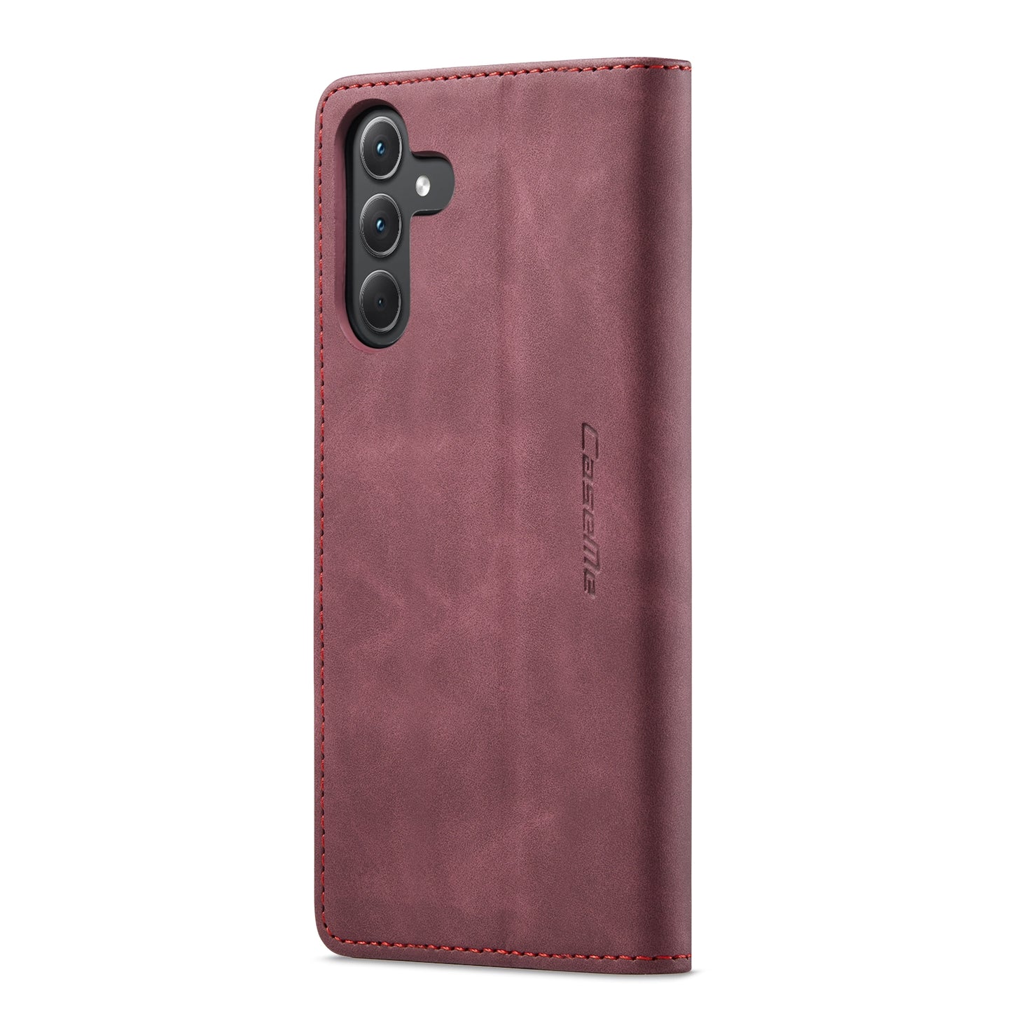For Samsung Galaxy A35 5G Leather Wallet Case with Flip Stand and Card Slots - Elegant Design