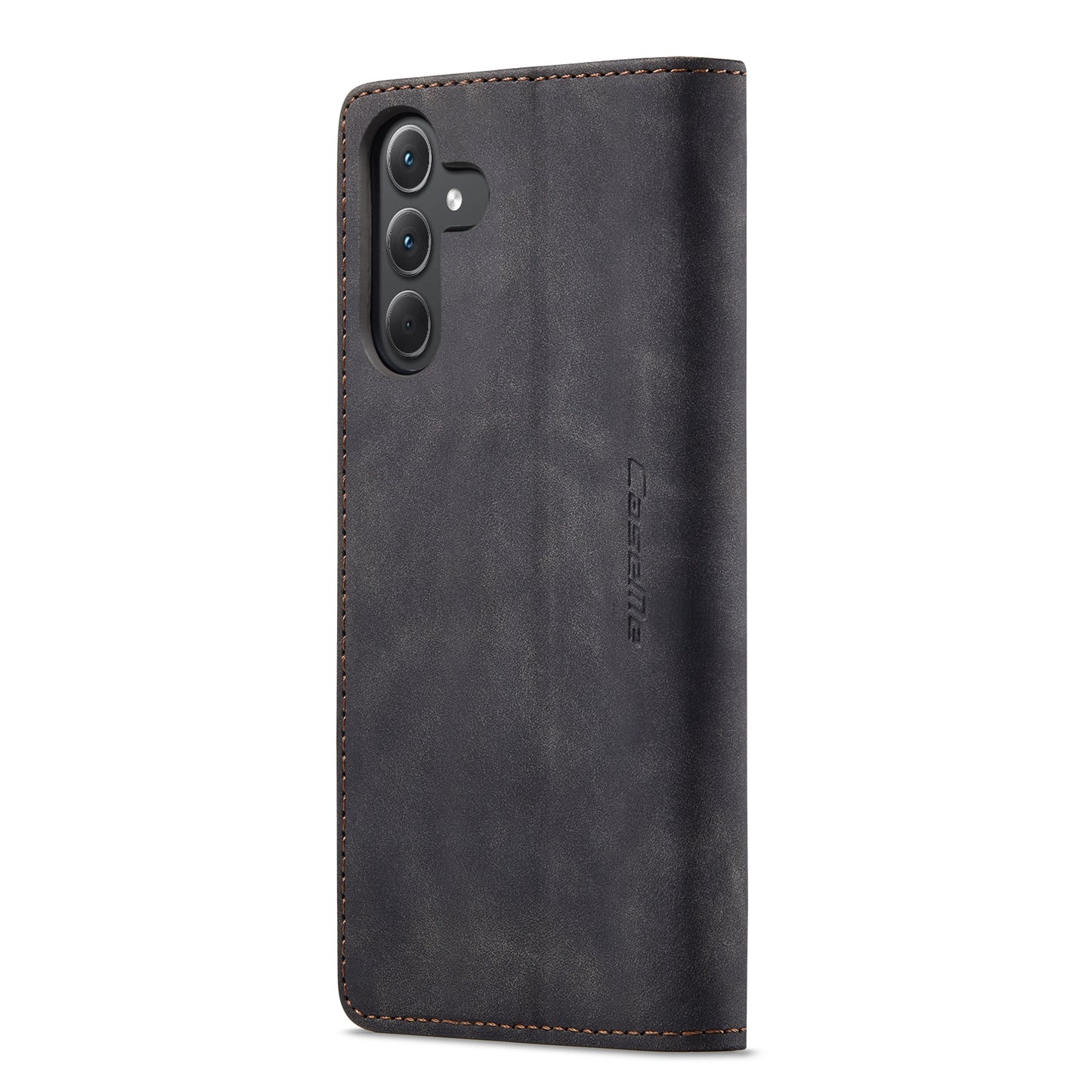 For Samsung Galaxy A35 5G Leather Wallet Case with Flip Stand and Card Slots - Elegant Design