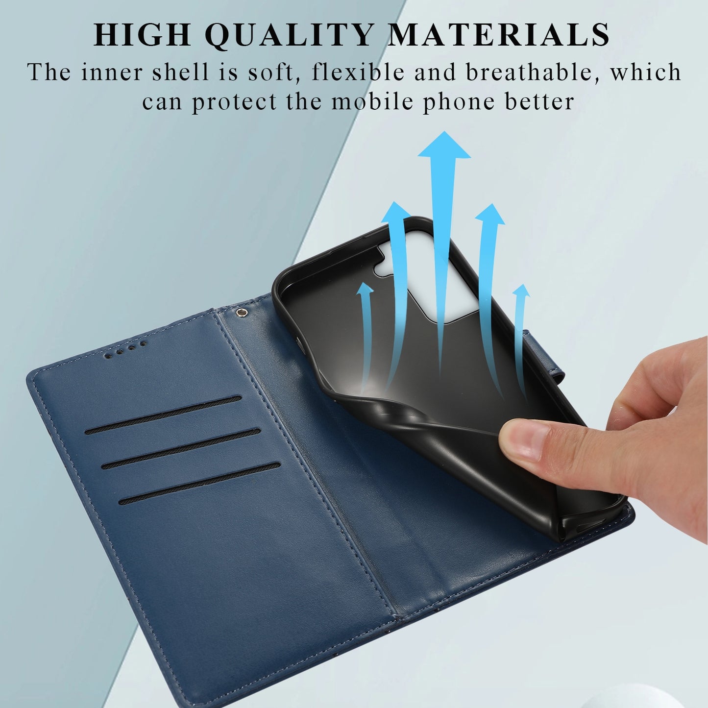 For Samsung Galaxy S21+ 5G Genuine Leather Texture Embossed Line Phone Case with Card Wallet & Kickstand