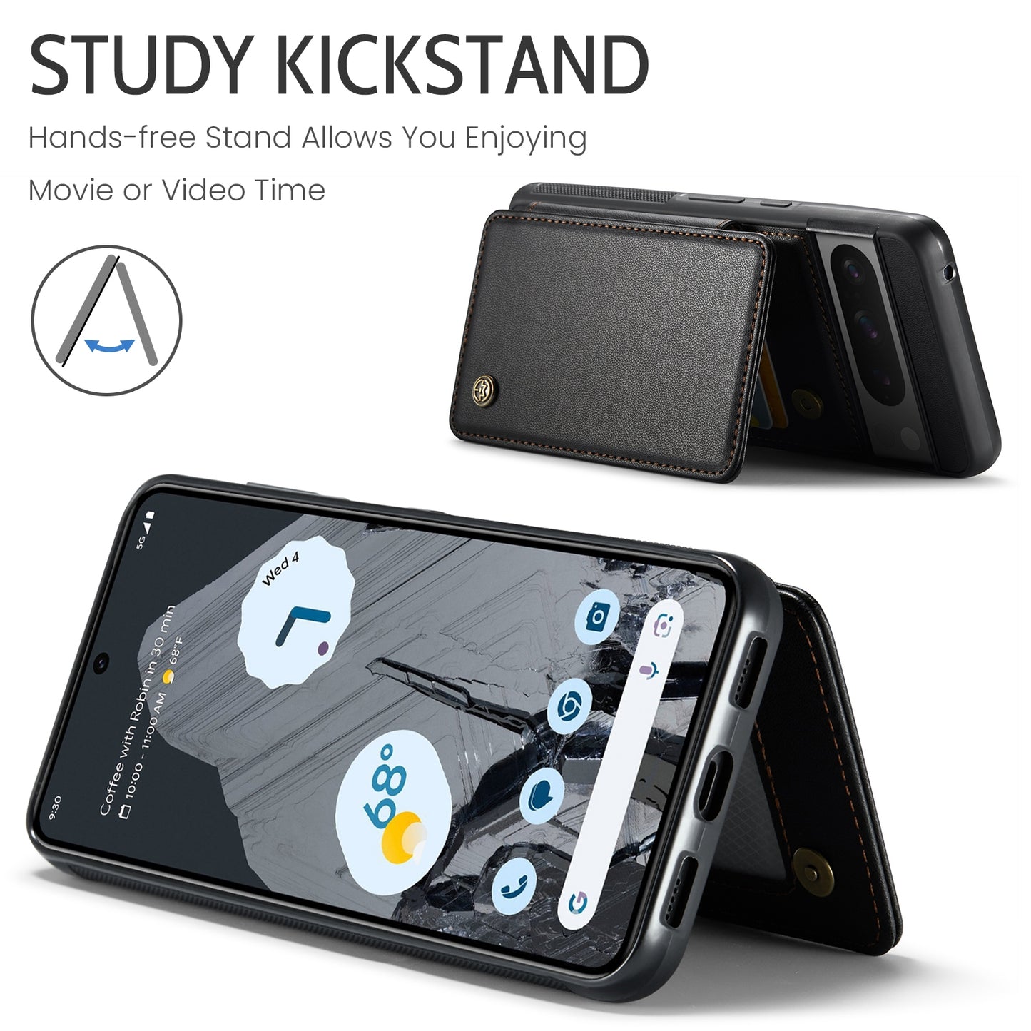 For Google Pixel 8 Pro CaseMe C22 Card Slots Holder RFID Anti-theft Phone Case