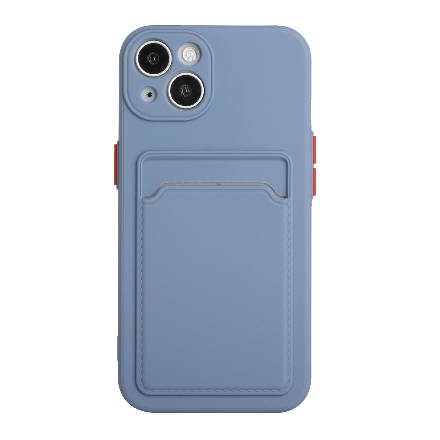 For Apple iPhone 15 Shockproof TPU Case with Card Holder - Durable & Lightweight Design