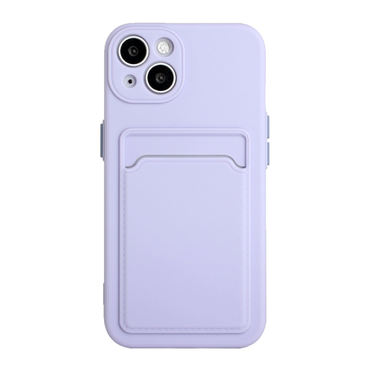 For Apple iPhone 15 Shockproof TPU Case with Card Holder - Durable & Lightweight Design
