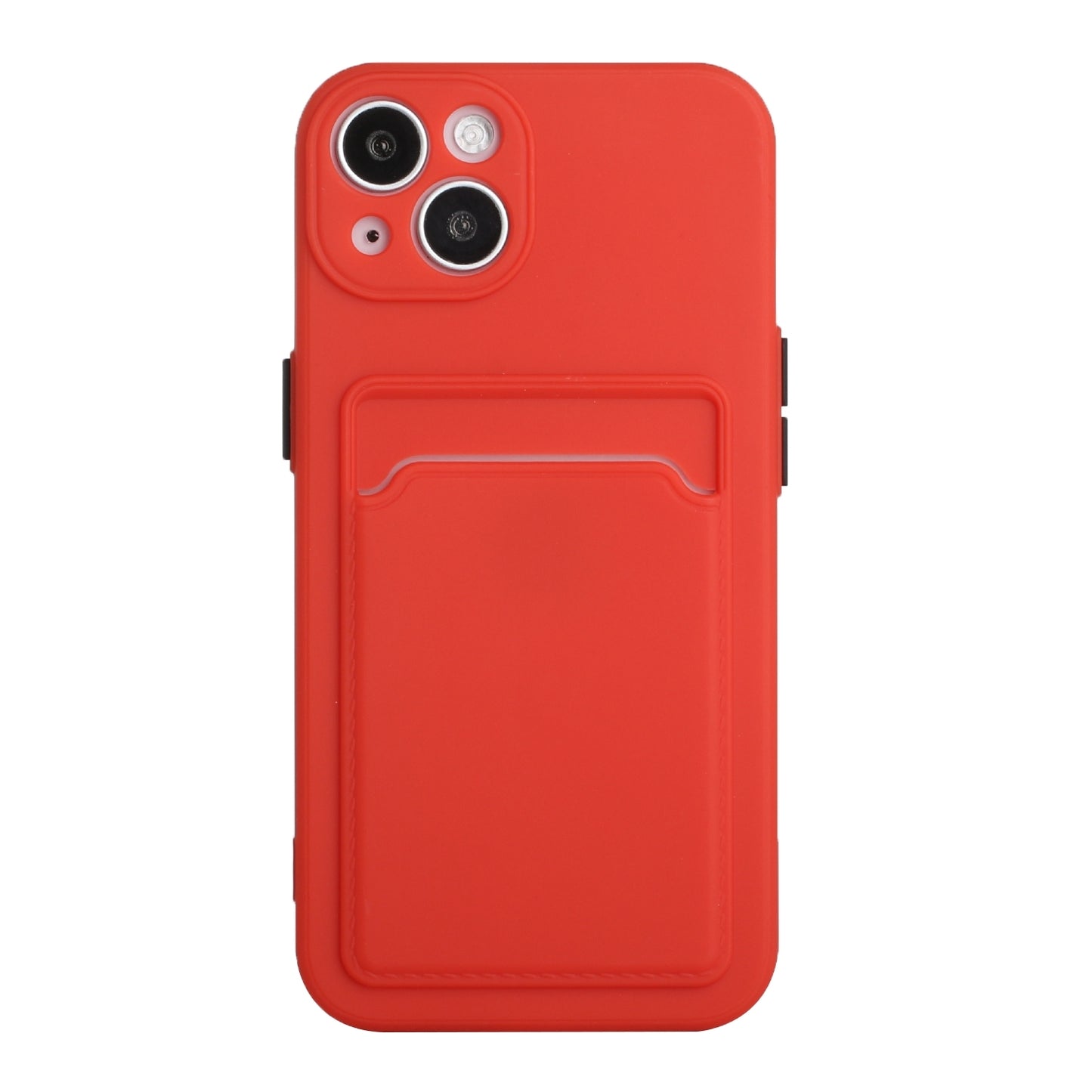 For Apple iPhone 15 Shockproof TPU Case with Card Holder - Durable & Lightweight Design