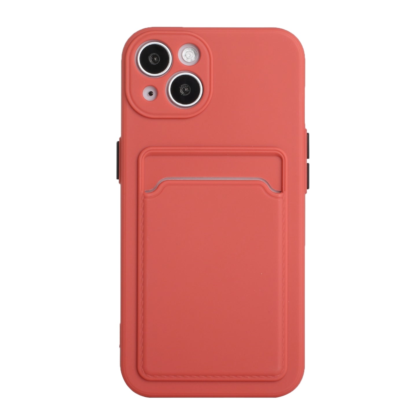 For Apple iPhone 15 Shockproof TPU Case with Card Holder - Durable & Lightweight Design