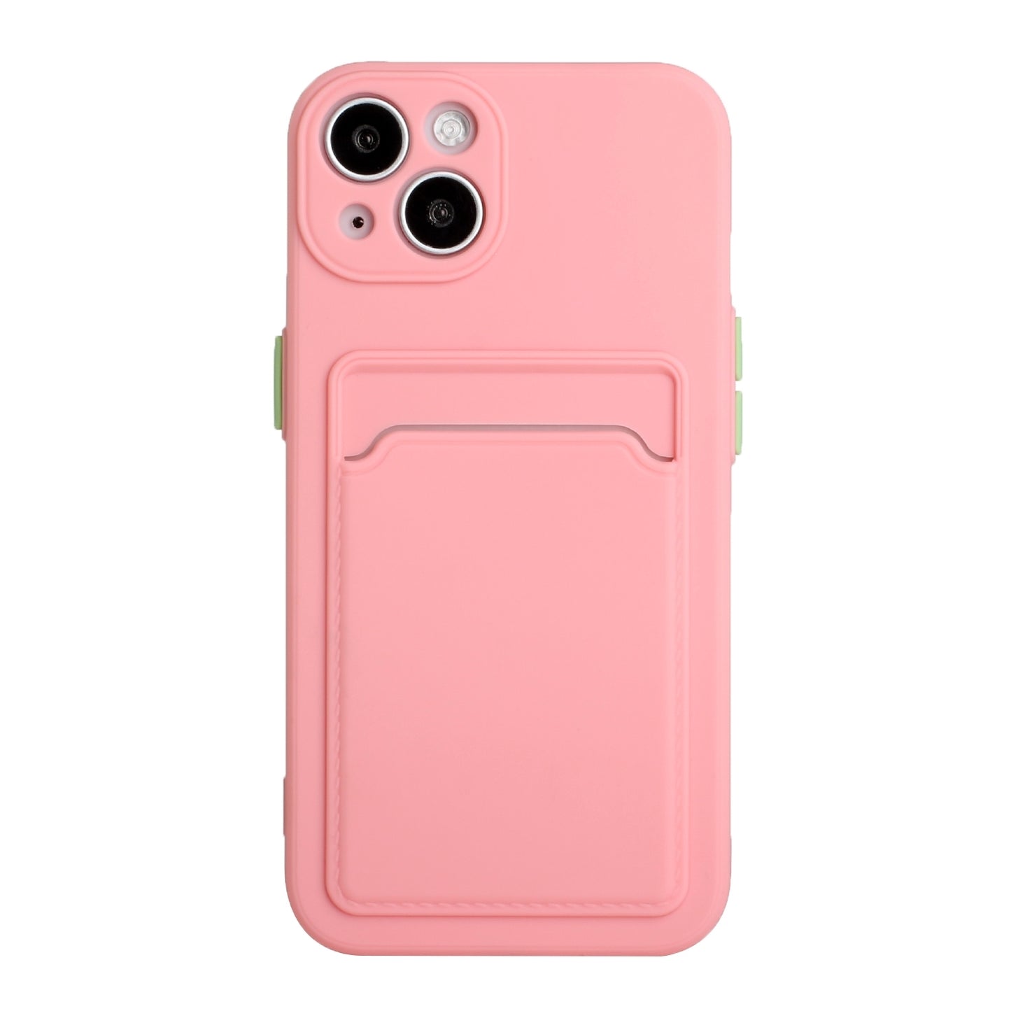 For Apple iPhone 15 Shockproof TPU Case with Card Holder - Durable & Lightweight Design