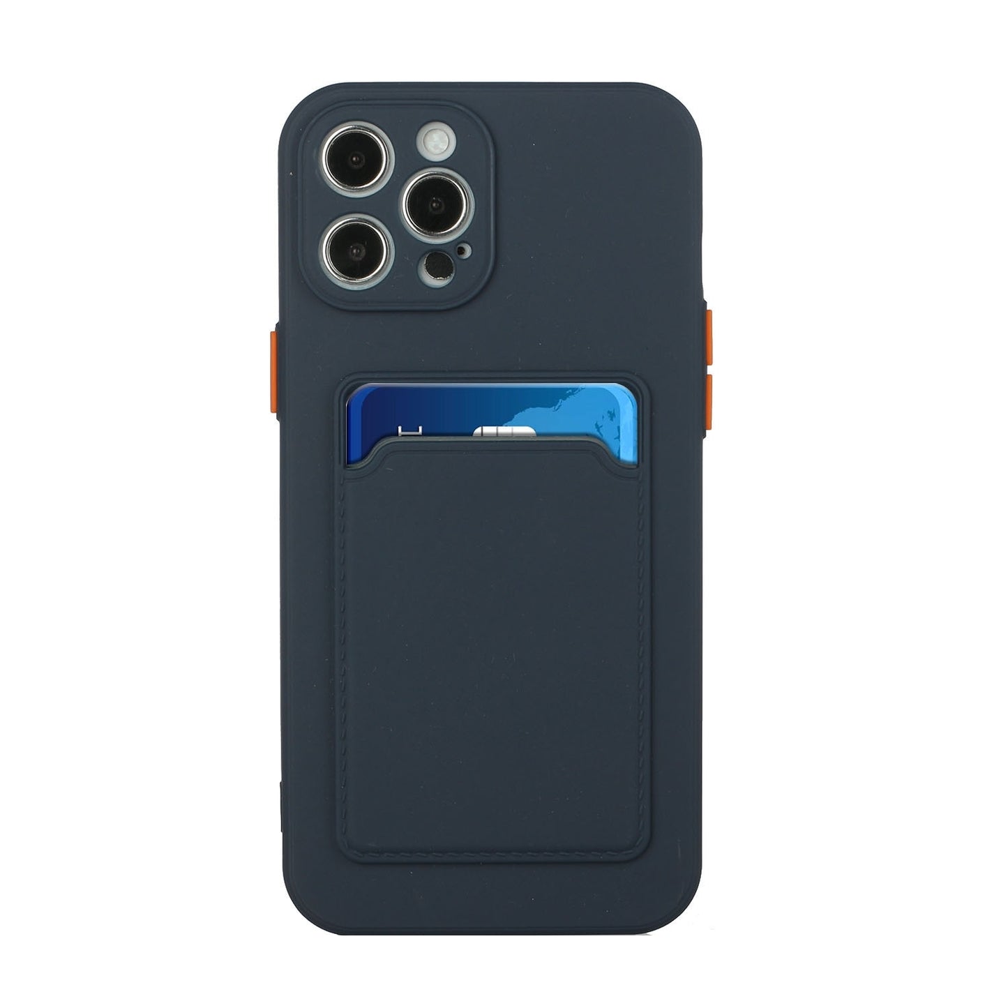 For Apple iPhone 15 Pro Max Shockproof TPU Case with Card Holder - Durable & Lightweight Design