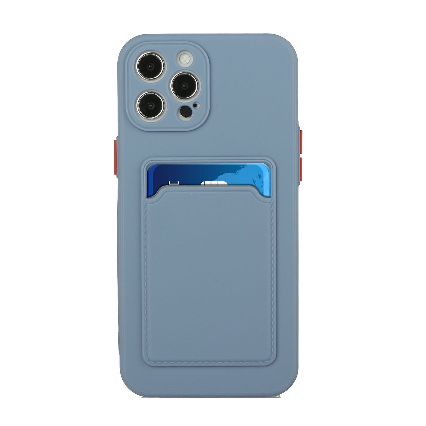 For Apple iPhone 15 Pro Max Shockproof TPU Case with Card Holder - Durable & Lightweight Design
