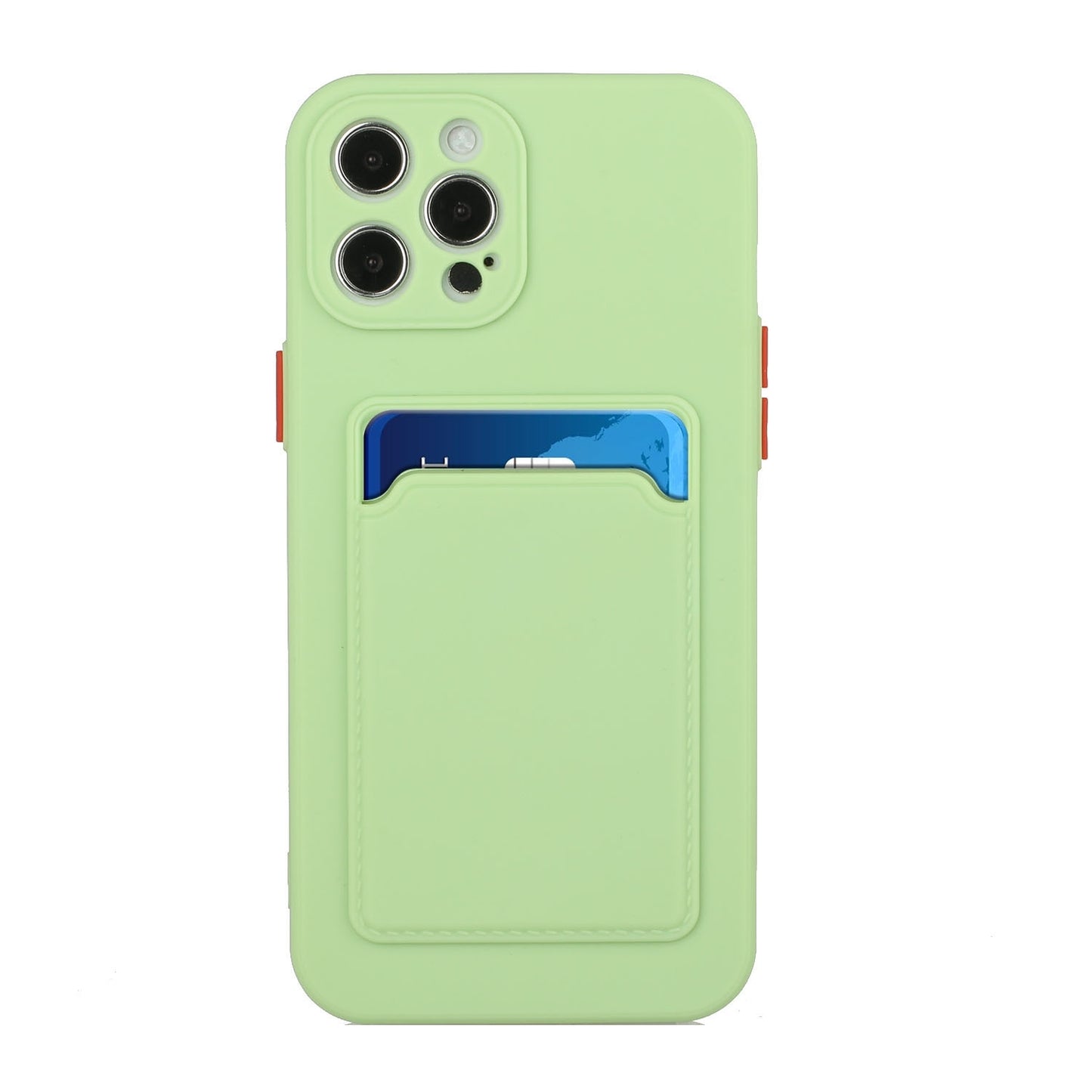 For Apple iPhone 15 Pro Max Shockproof TPU Case with Card Holder - Durable & Lightweight Design