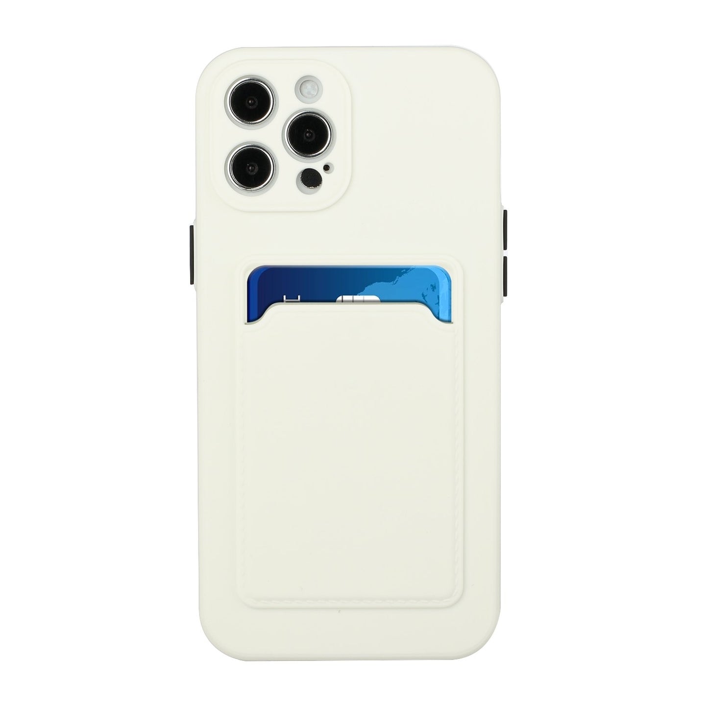 For Apple iPhone 15 Pro Max Shockproof TPU Case with Card Holder - Durable & Lightweight Design