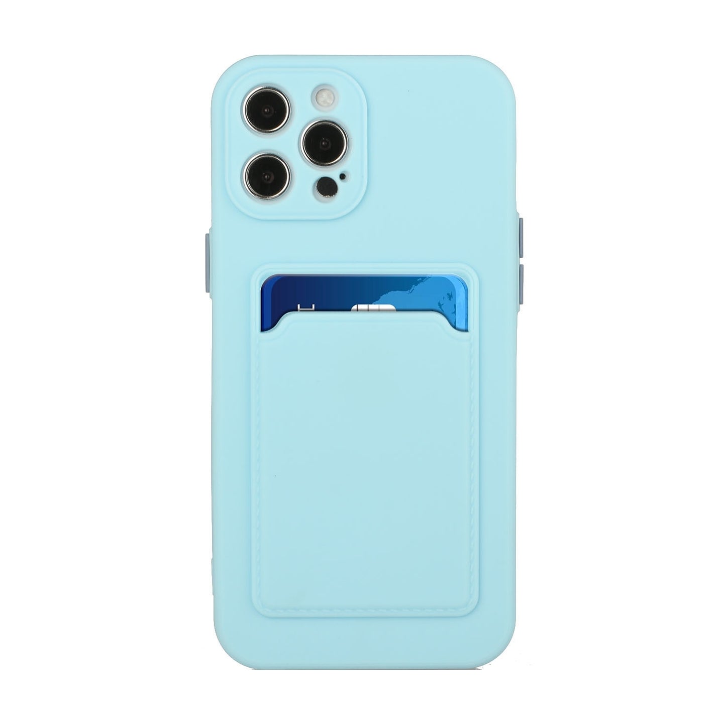 For Apple iPhone 15 Pro Max Shockproof TPU Case with Card Holder - Durable & Lightweight Design