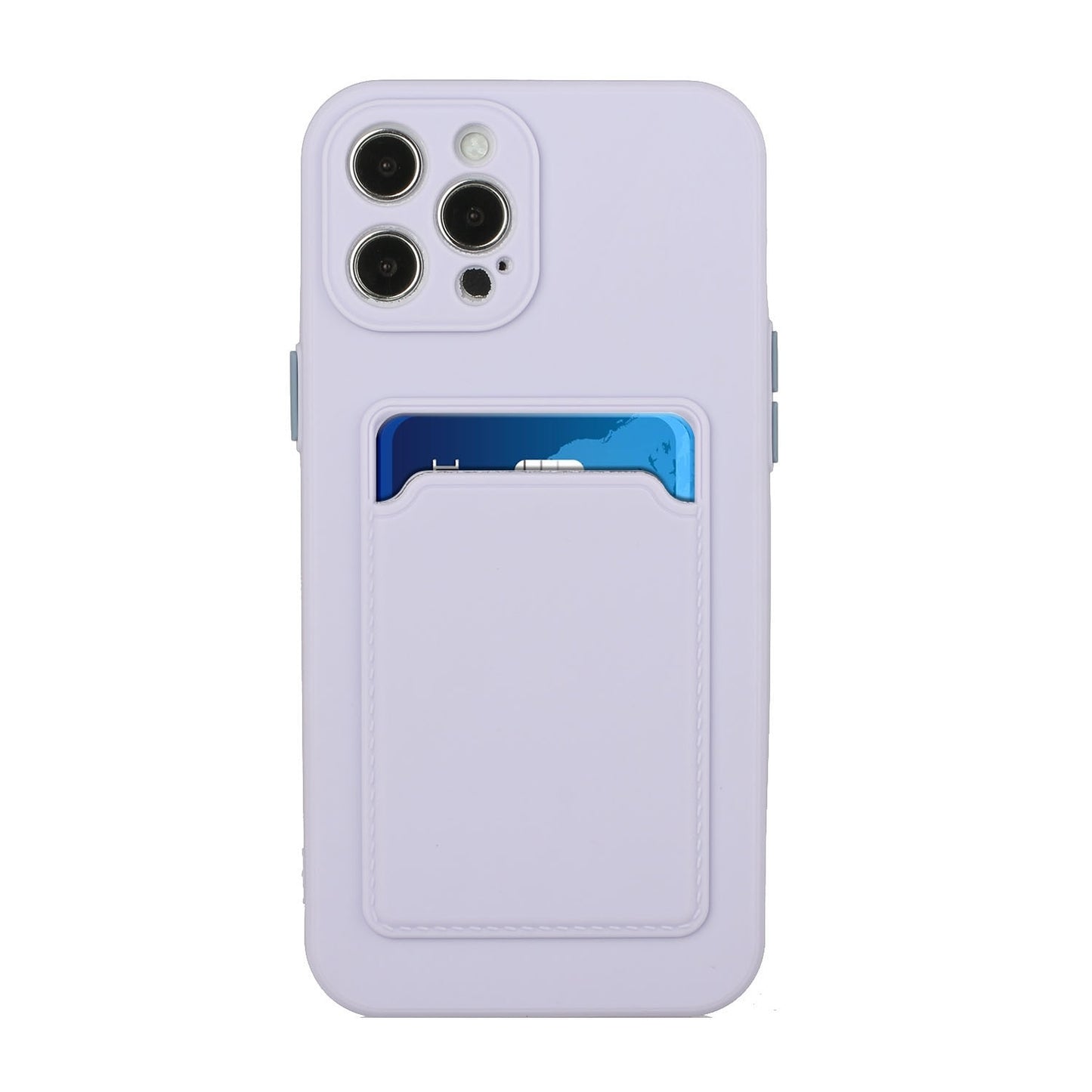 For Apple iPhone 15 Pro Max Shockproof TPU Case with Card Holder - Durable & Lightweight Design