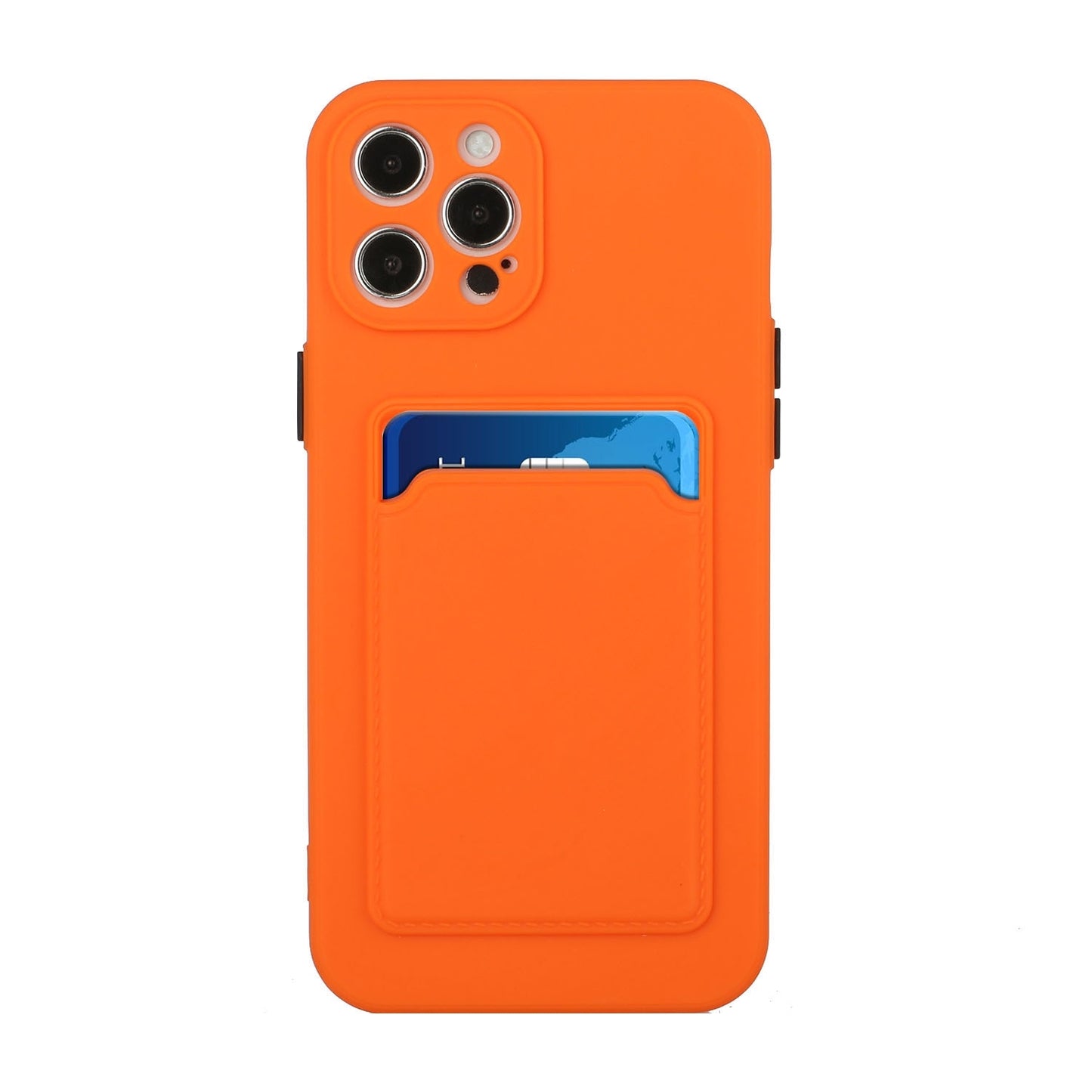 For Apple iPhone 15 Pro Max Shockproof TPU Case with Card Holder - Durable & Lightweight Design
